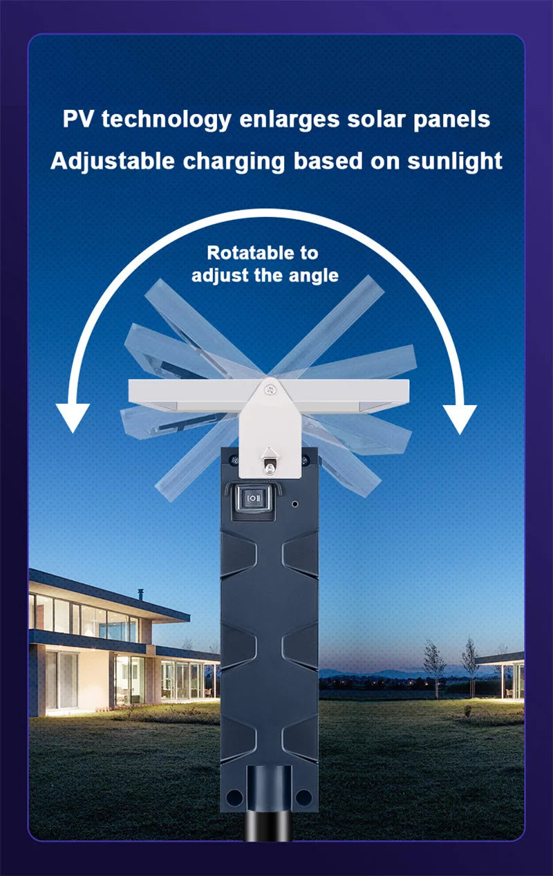 Grande Lampe Solaire Anti-Moustiques LED Carrée - Tue-Mouches Extérieur pour Jardin et Pelouse
