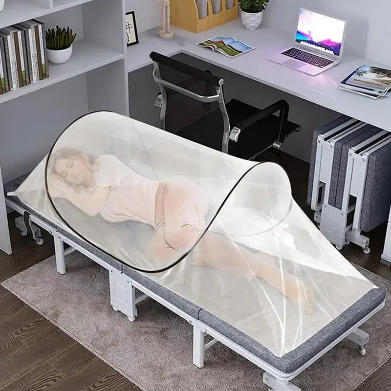 Moustiquaire de Camping Pliable Portable - Tente Anti-Moustiques Sans Installation pour Voyage et Extérieur