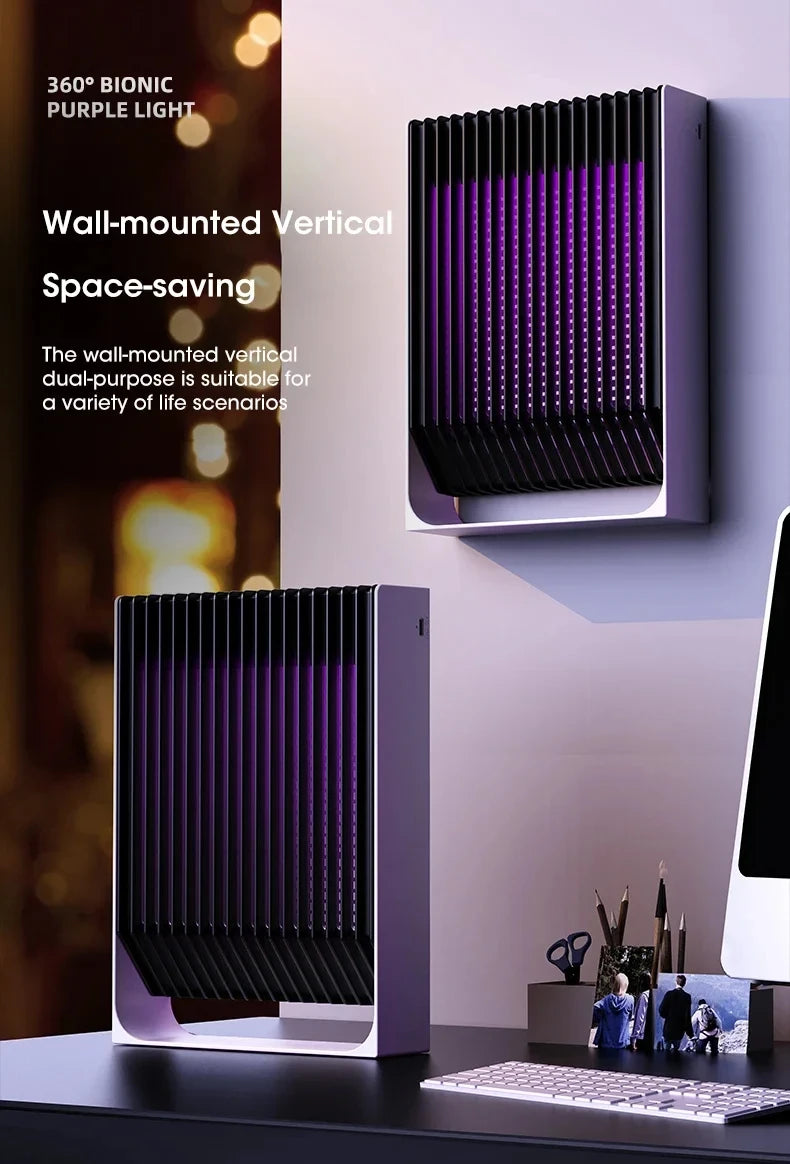 Lampe Anti-Moustiques Électrique Black Knight B2000V - Tue-Mouches UV Ultraviolet pour Camping et Maison