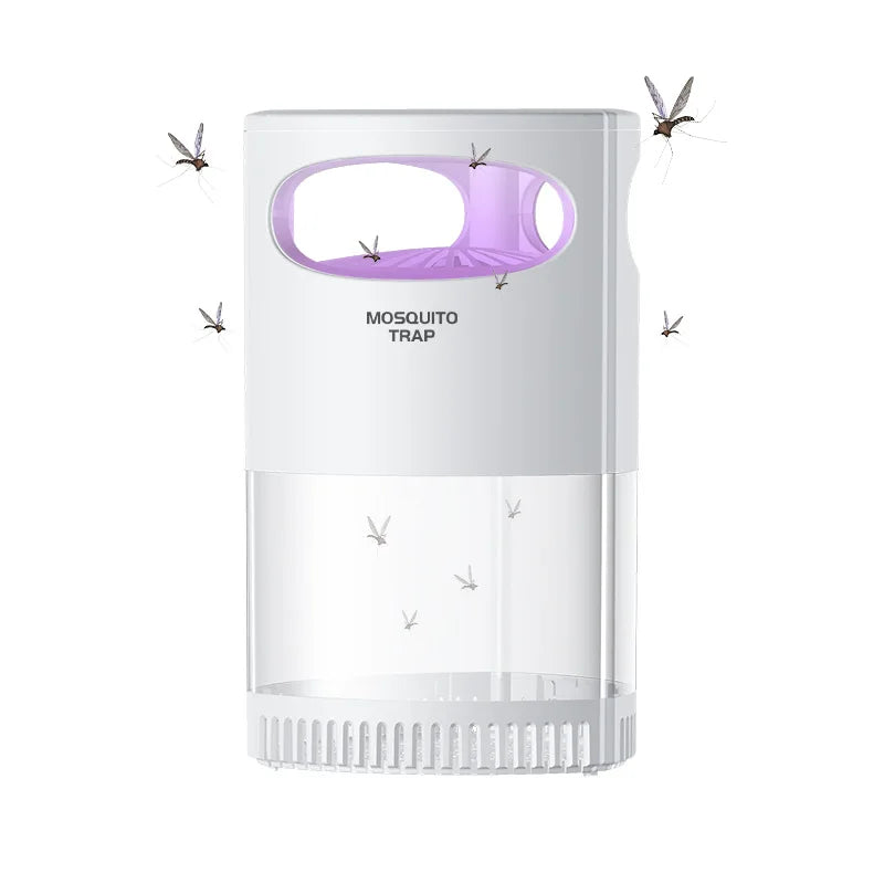 Lampe Anti-Moustiques Sans Fil USB Silencieuse - Aspiration Automatique pour Maison et Camping