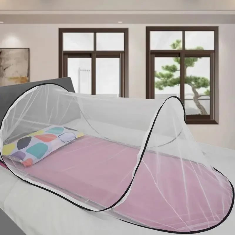 Moustiquaire de Camping Pliable Portable - Tente Anti-Moustiques Sans Installation pour Voyage et Extérieur