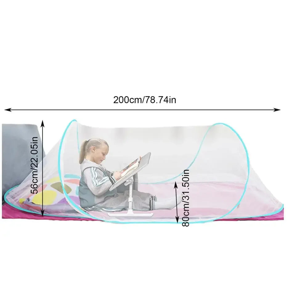Moustiquaire de Camping Pliable Portable - Tente Anti-Moustiques Sans Installation pour Voyage et Extérieur