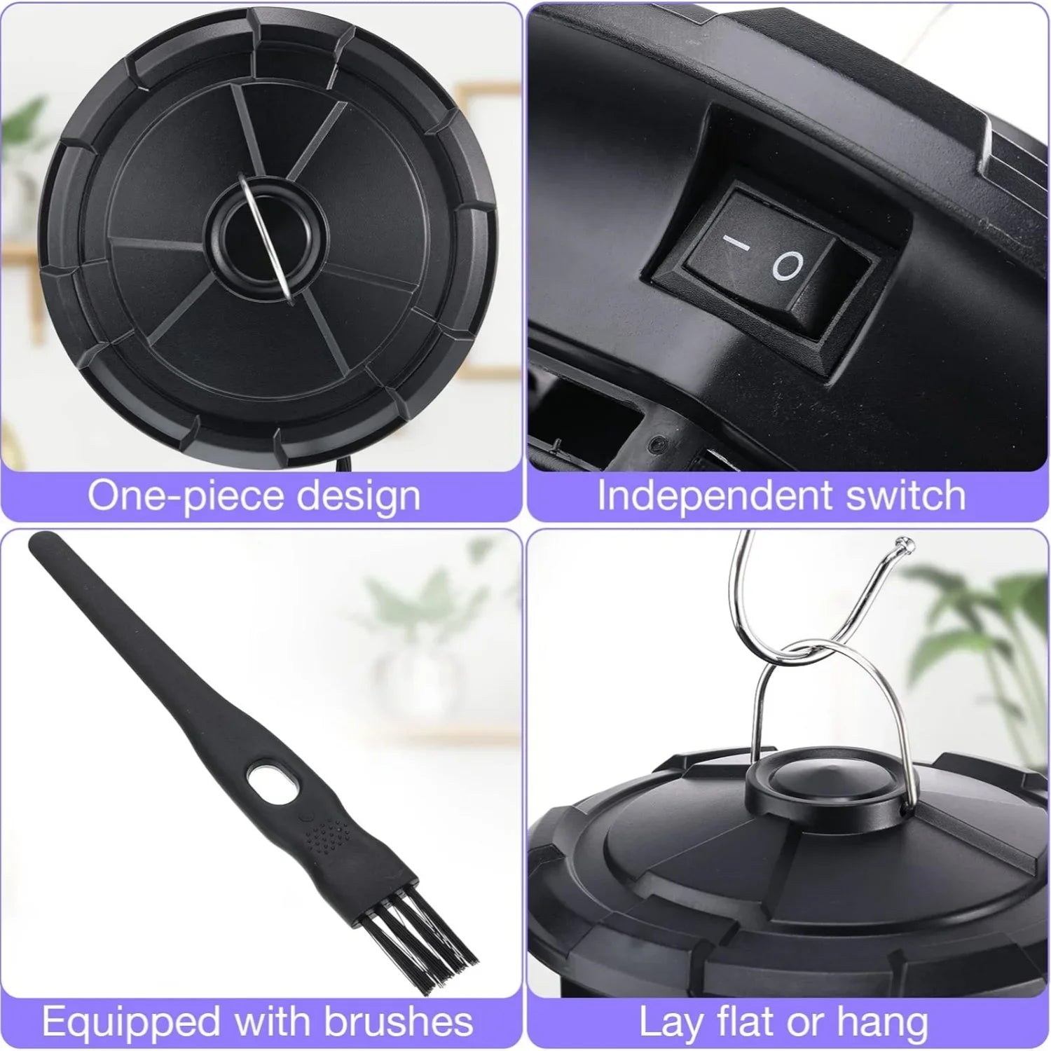Piège à Moustiques Étanche LED UV avec Décharge Électrique - Pour Extérieur, Maison, Jardin, Terrasse, Camping