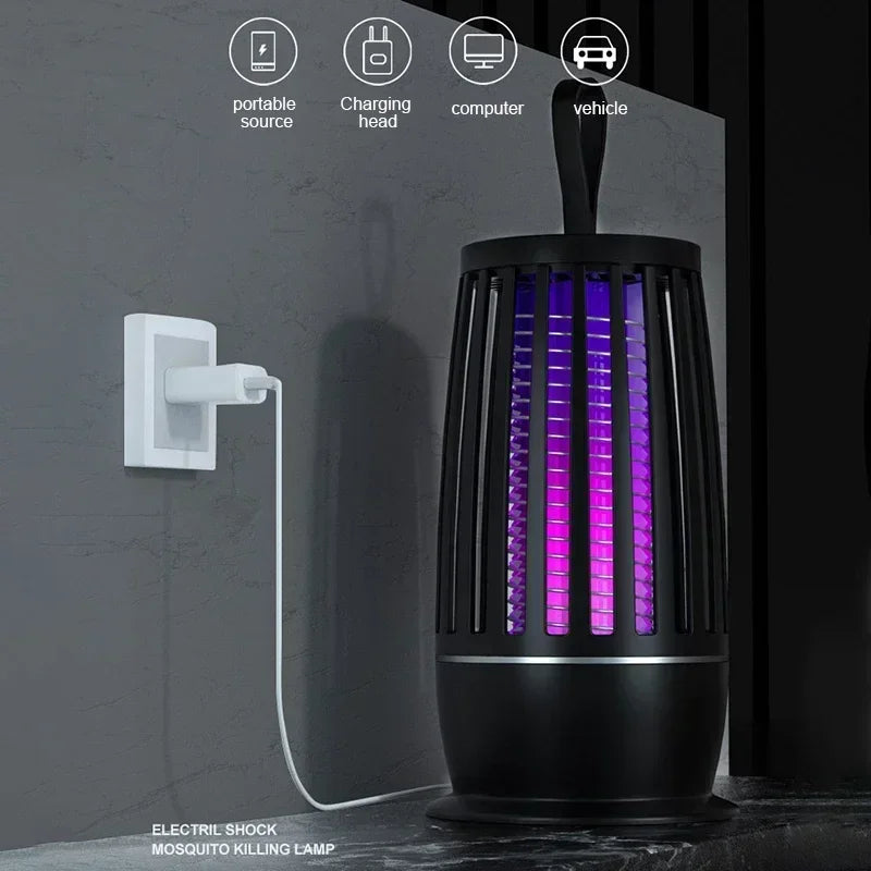 Lampe Anti-Moustiques UV Xiaomi (Écosystème) - Rechargeable USB Portable Silencieuse 360° pour Intérieur et Camping