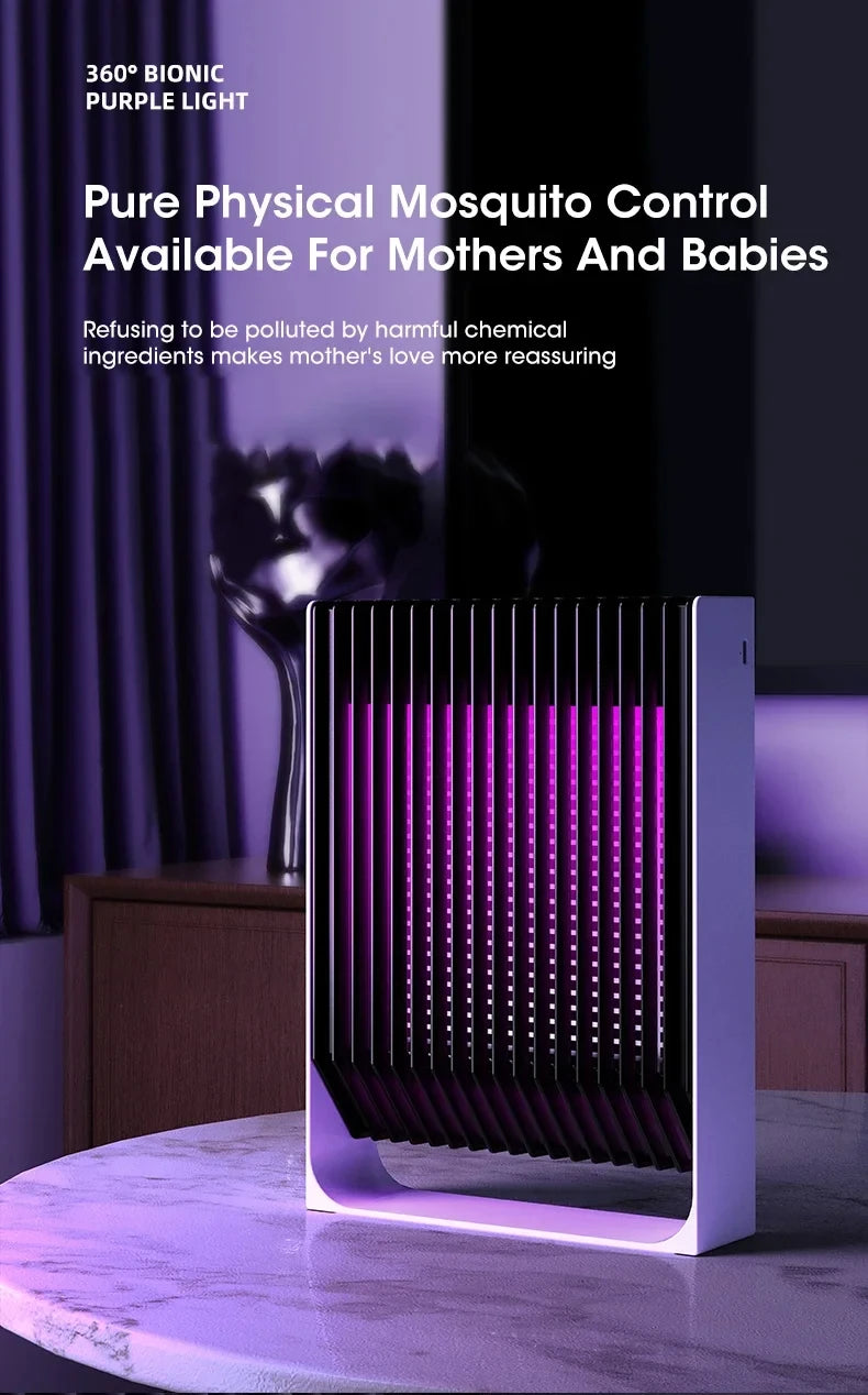 Lampe Anti-Moustiques Électrique Black Knight B2000V - Tue-Mouches UV Ultraviolet pour Camping et Maison