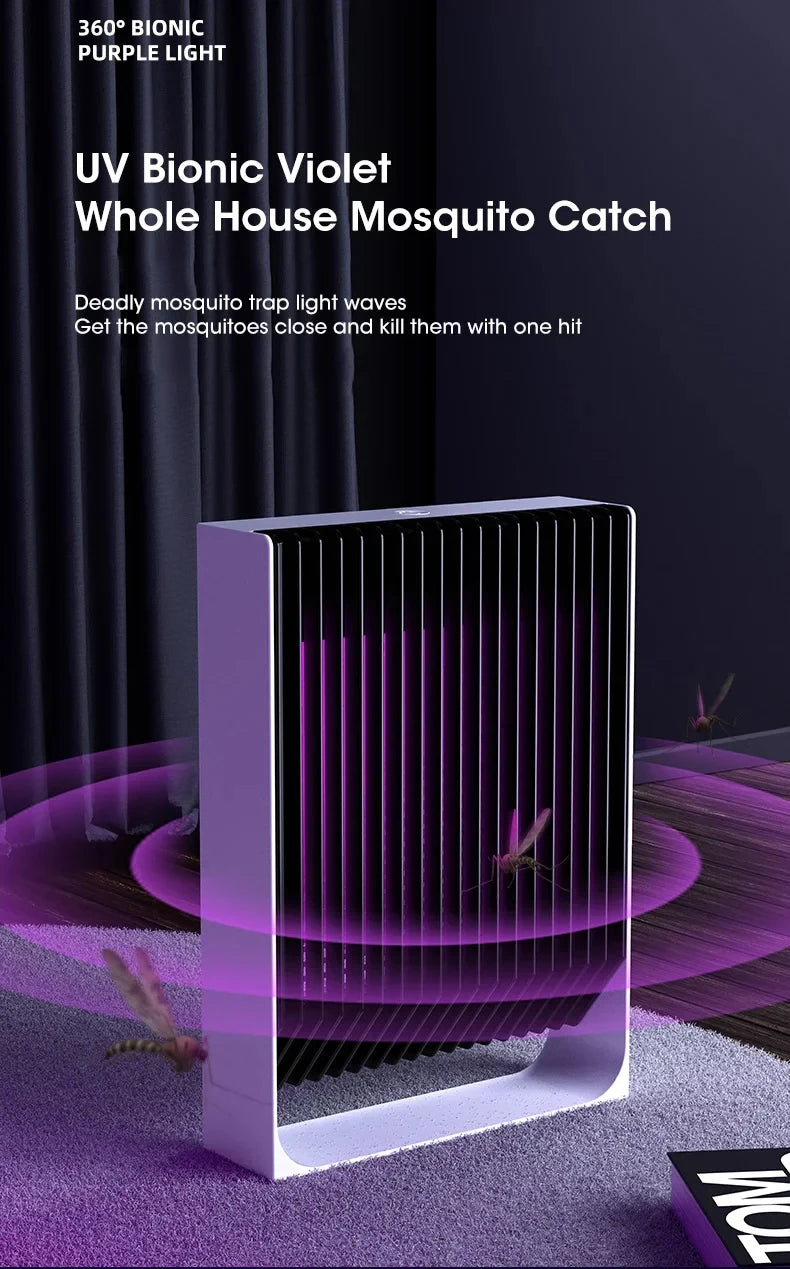 Lampe Anti-Moustiques Électrique Black Knight B2000V - Tue-Mouches UV Ultraviolet pour Camping et Maison