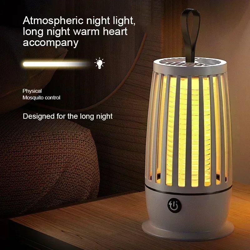 Lampe Anti-Moustiques UV Xiaomi (Écosystème) - Rechargeable USB Portable Silencieuse 360° pour Intérieur et Camping