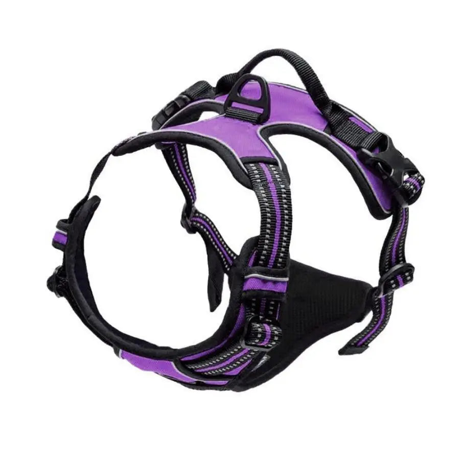 Harnais Chien Anti-Traction avec Attache Frontale – Réfléchissant & Ajustable