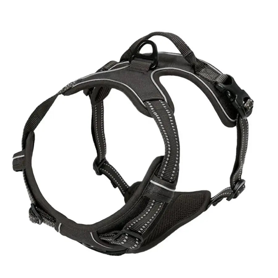 Harnais Chien Anti-Traction avec Attache Frontale – Réfléchissant & Ajustable