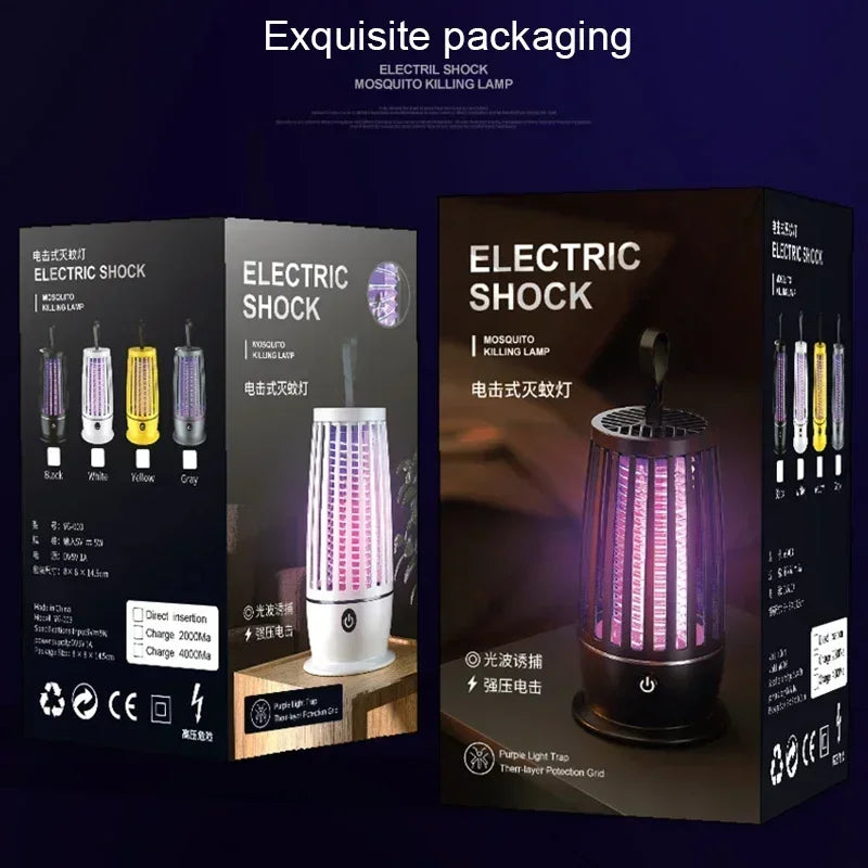 Lampe Anti-Moustiques UV Xiaomi (Écosystème) - Rechargeable USB Portable Silencieuse 360° pour Intérieur et Camping