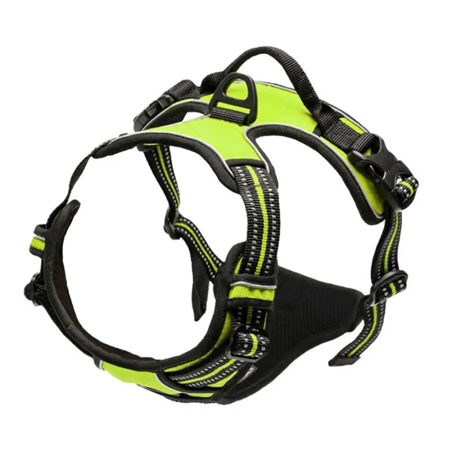 Harnais Chien Anti-Traction avec Attache Frontale – Réfléchissant & Ajustable