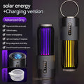 Lampe Anti-Moustiques Solaire 2500V - Charge Solaire pour Camping avec Contrôle Temporisé 3 Niveaux