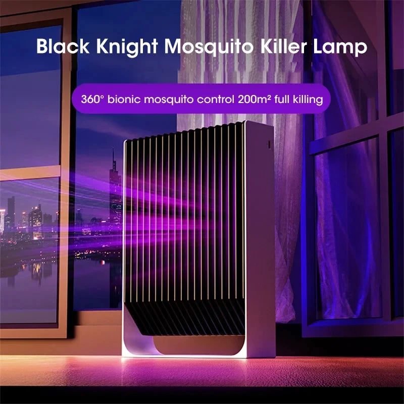 Lampe Anti-Moustiques Électrique Black Knight B2000V - Tue-Mouches UV Ultraviolet pour Camping et Maison